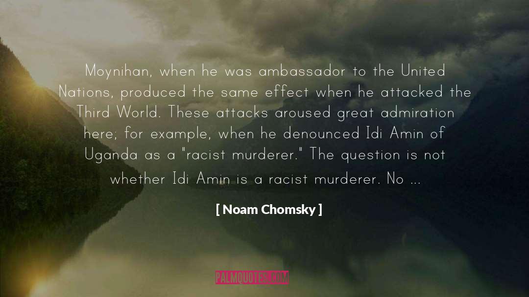 Accusation quotes by Noam Chomsky