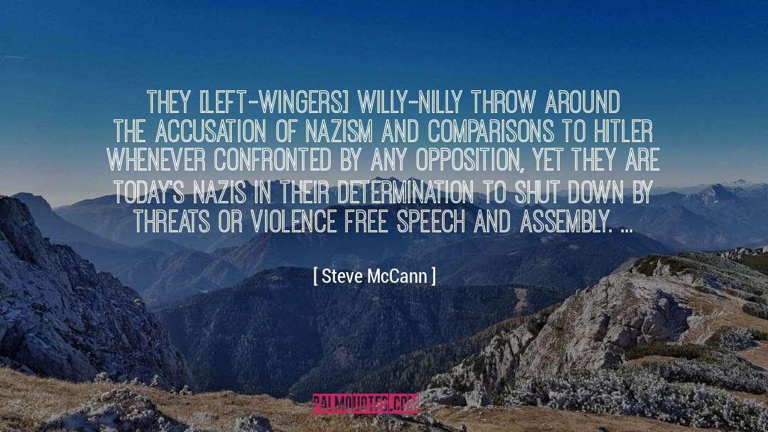 Accusation quotes by Steve McCann