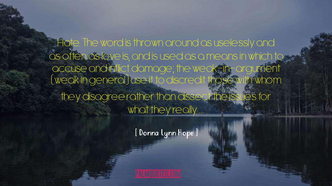 Accuse quotes by Donna Lynn Hope