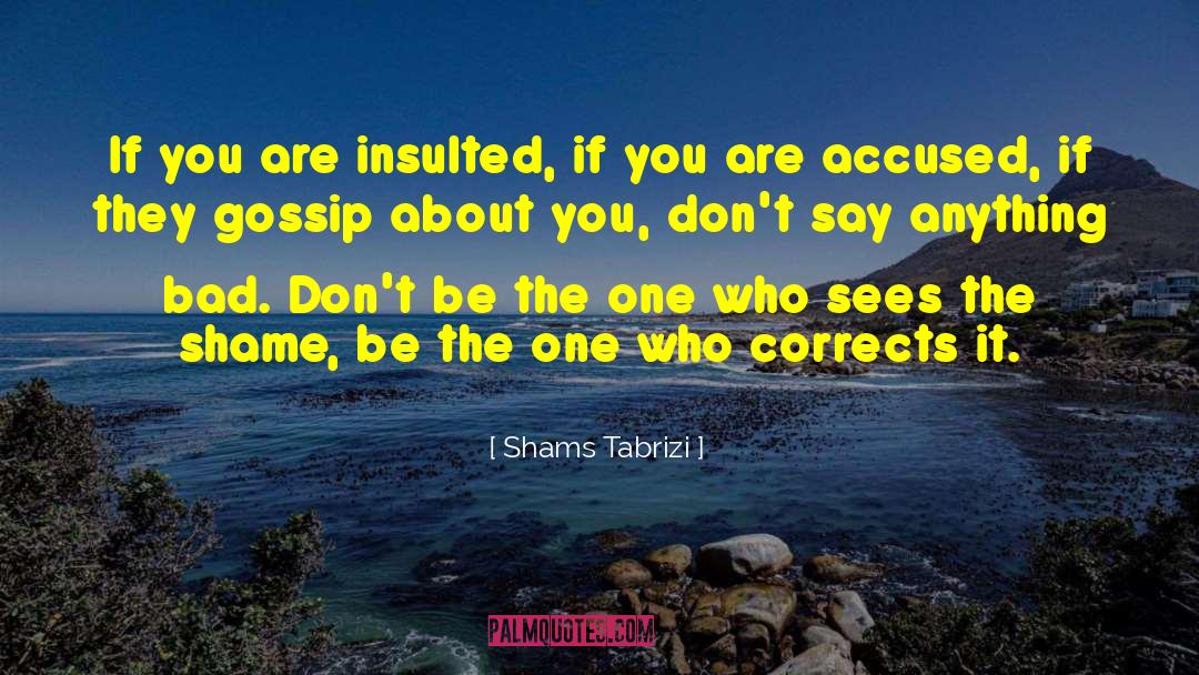 Accused quotes by Shams Tabrizi