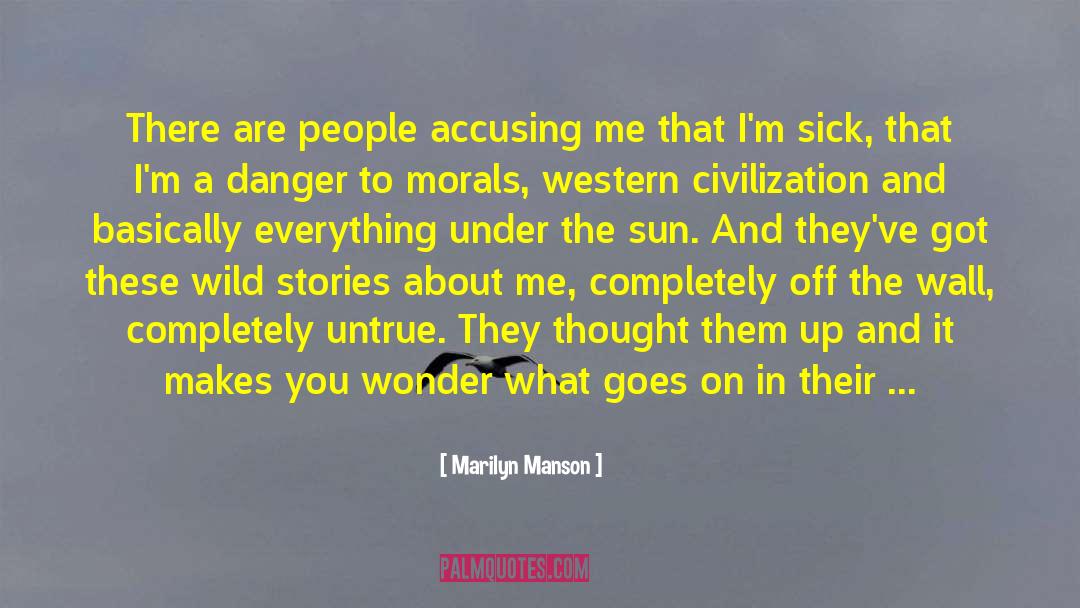 Accusing Me quotes by Marilyn Manson