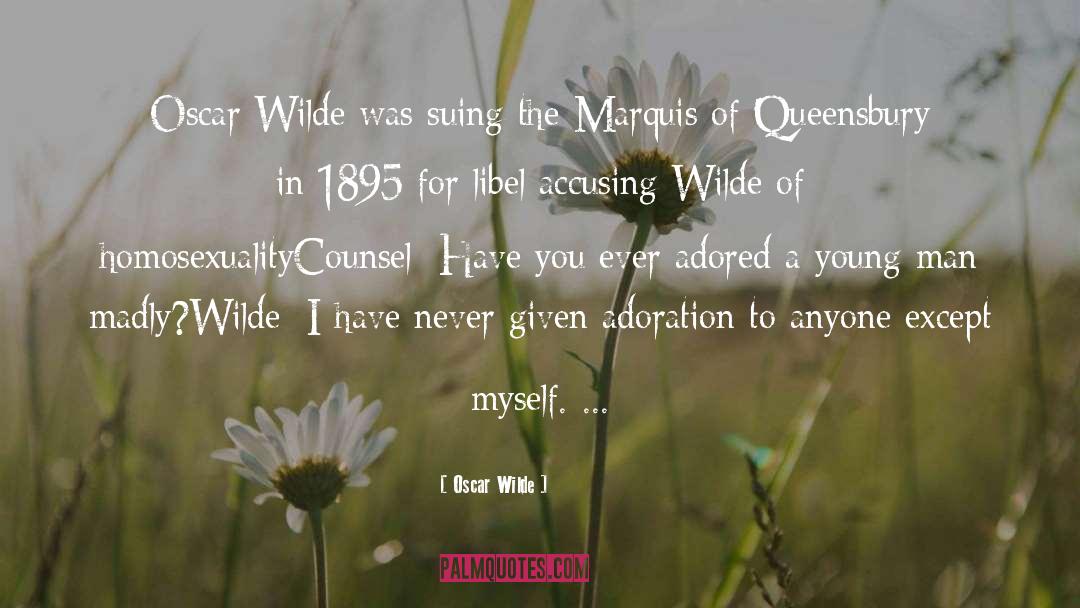 Accusing quotes by Oscar Wilde