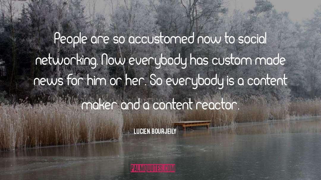 Accustomed quotes by Lucien Bourjeily
