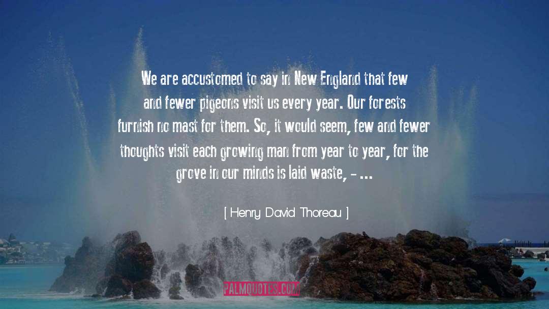 Accustomed quotes by Henry David Thoreau