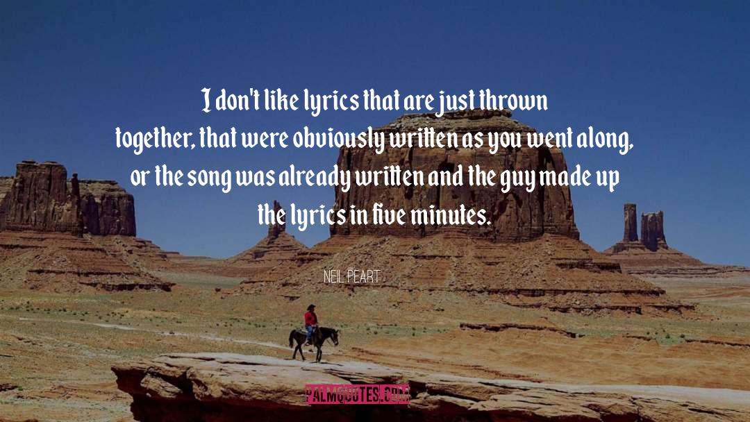 Acdc Lyrics quotes by Neil Peart
