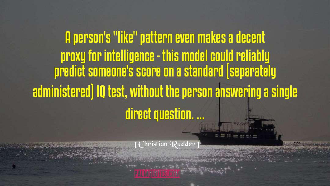 Aced The Test quotes by Christian Rudder