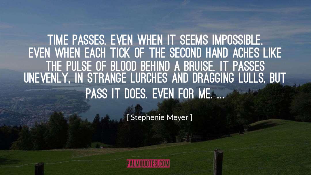 Aches quotes by Stephenie Meyer