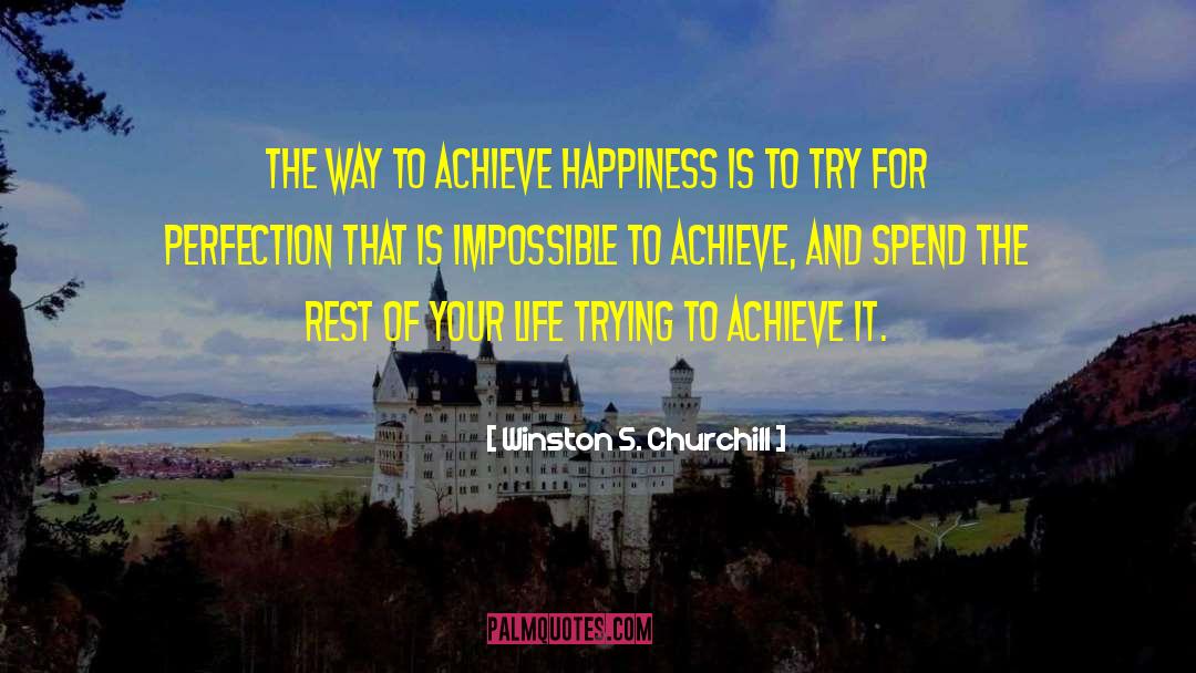Achieve Your Dreams quotes by Winston S. Churchill