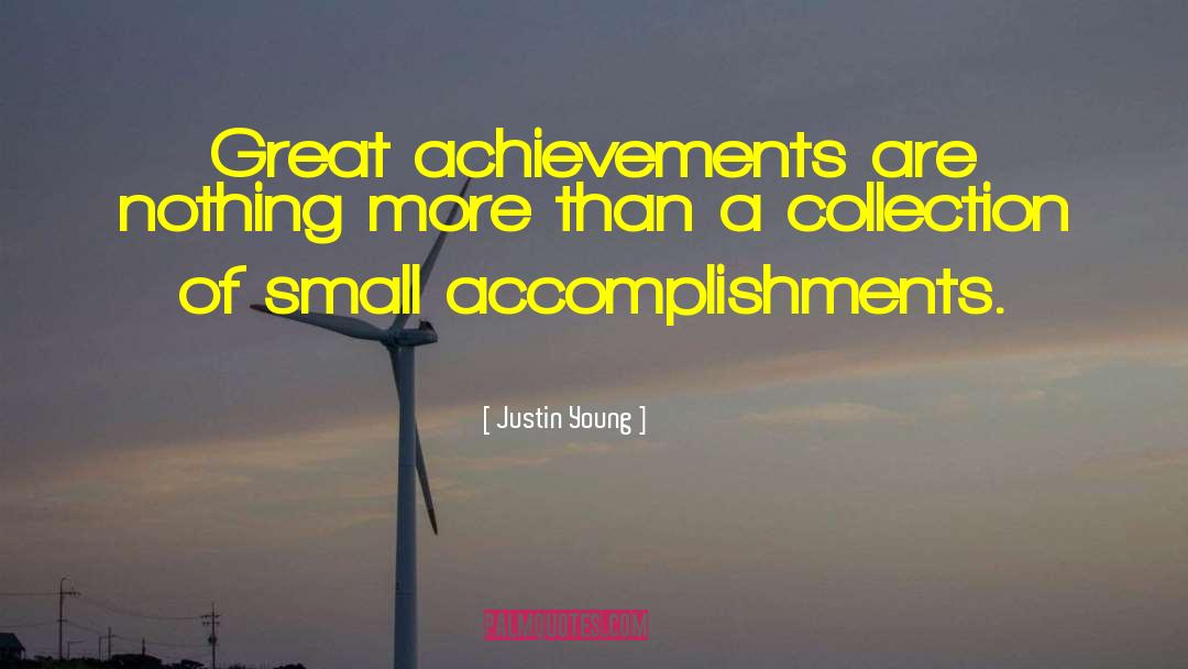 Achievement And Attitude quotes by Justin Young