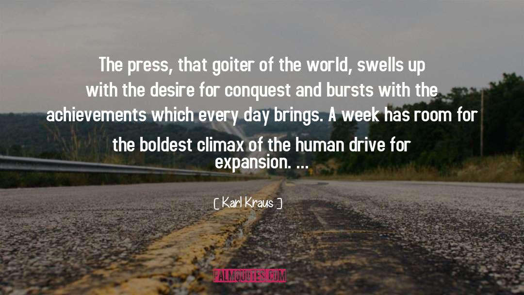 Achievement quotes by Karl Kraus