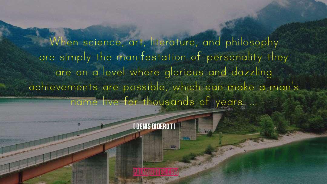 Achievements Success quotes by Denis Diderot