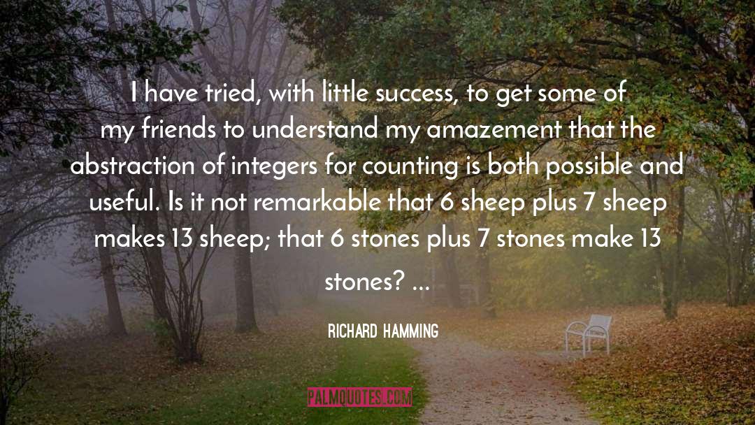 Achievements Success quotes by Richard Hamming