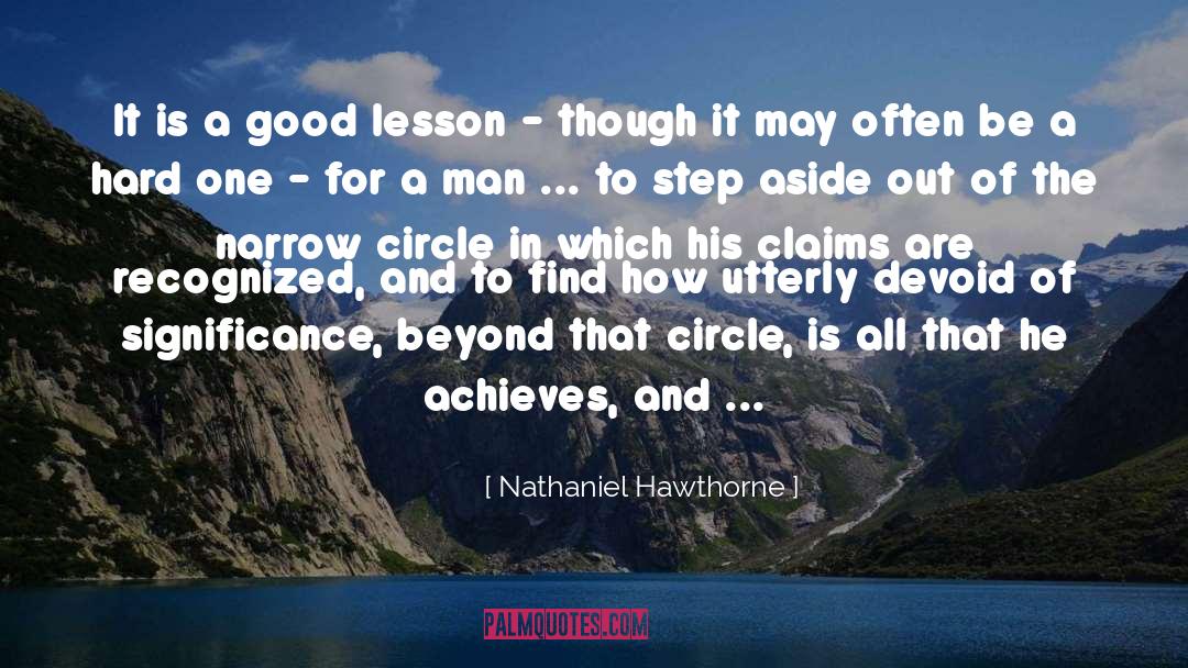 Achieves quotes by Nathaniel Hawthorne
