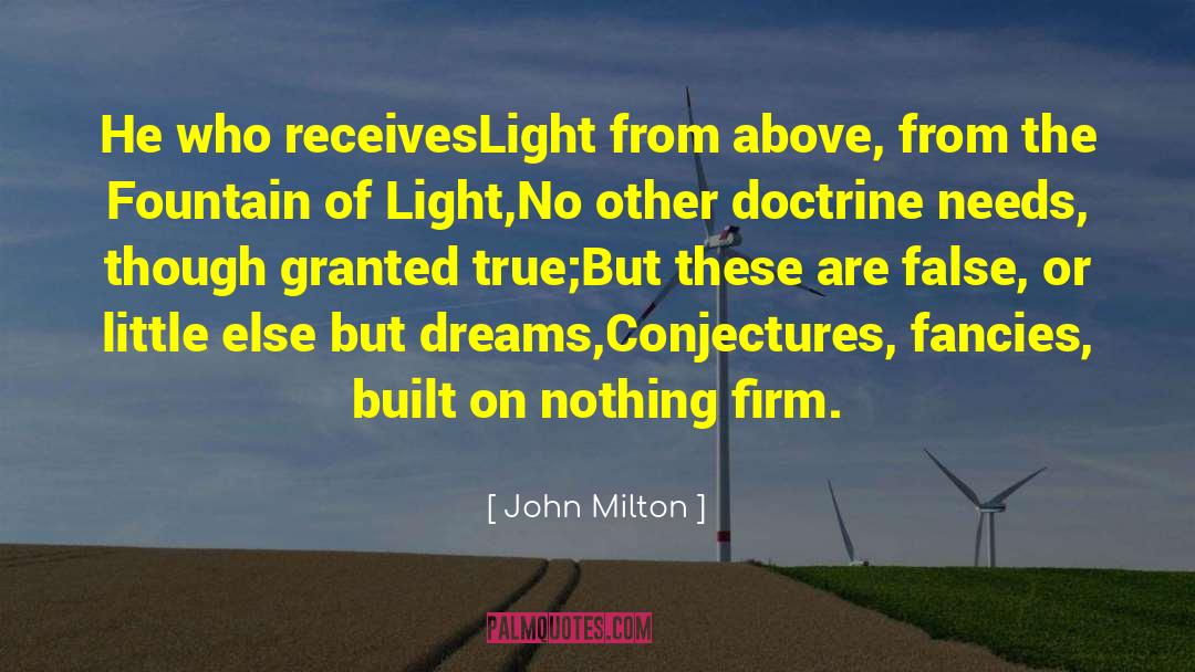 Achieving Dreams quotes by John Milton