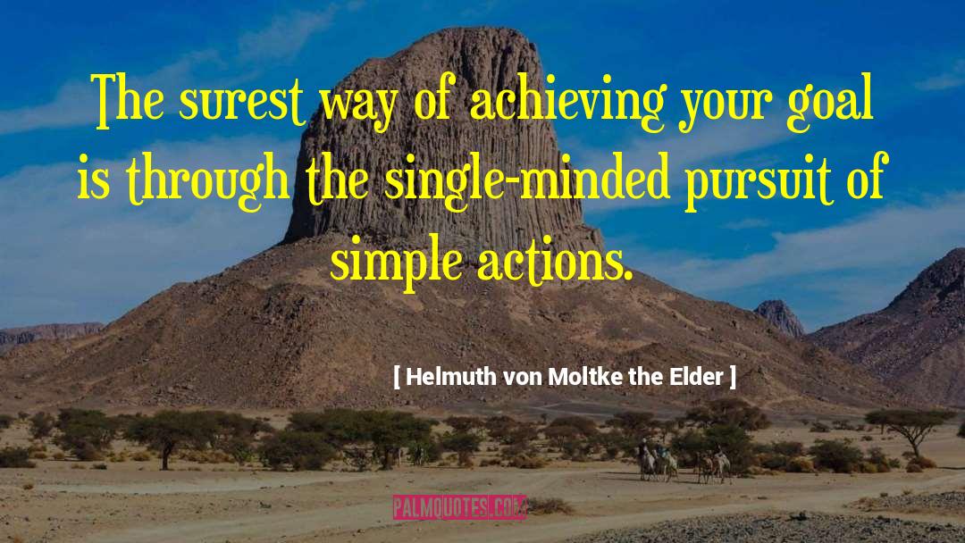 Achieving Excellence quotes by Helmuth Von Moltke The Elder