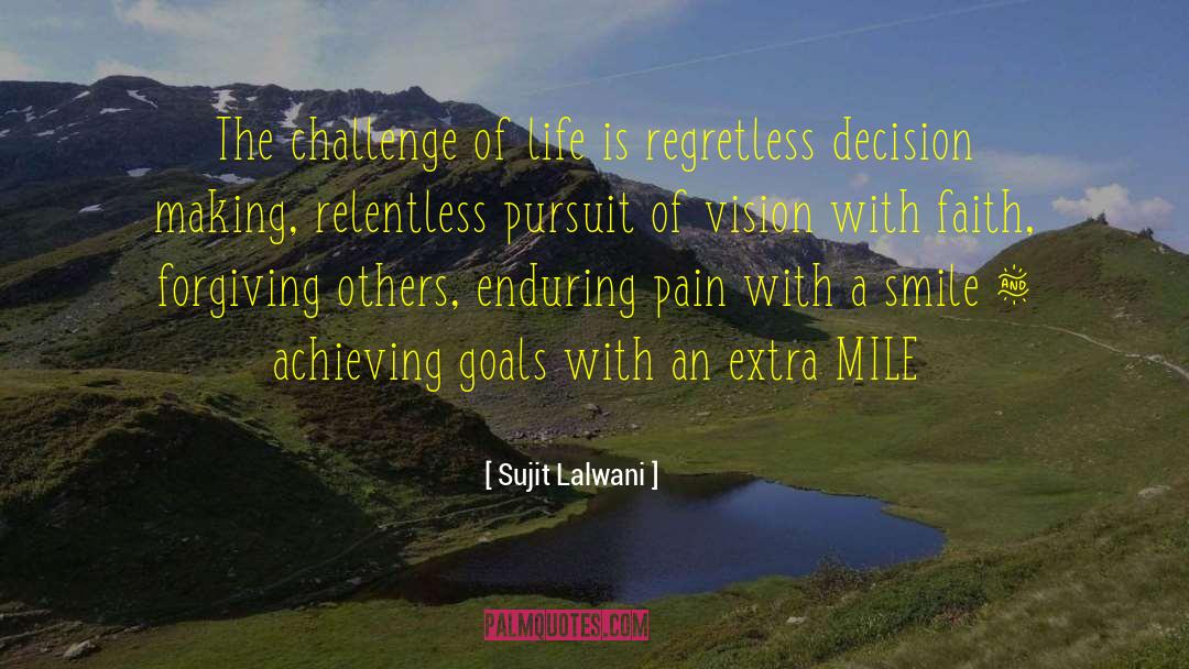 Achieving Goals quotes by Sujit Lalwani
