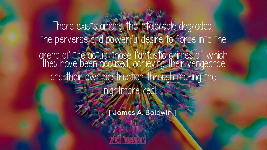 Achieving quotes by James A. Baldwin