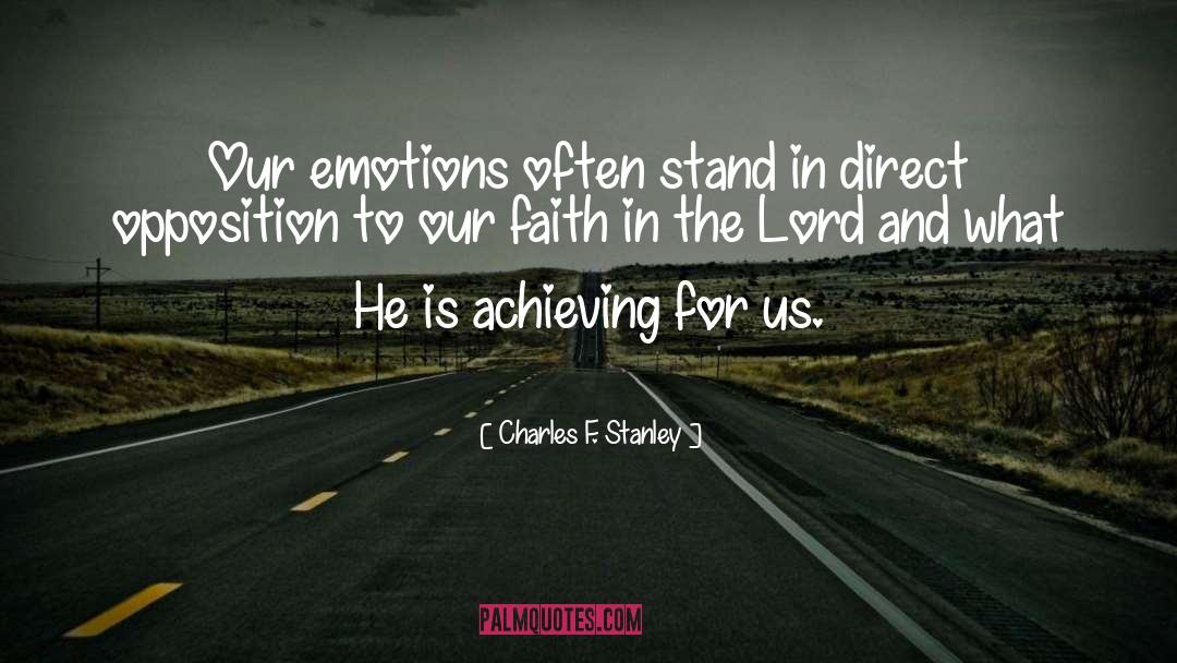 Achieving quotes by Charles F. Stanley