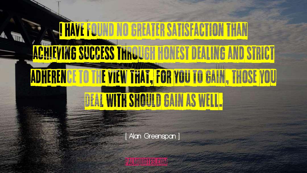 Achieving Success quotes by Alan Greenspan