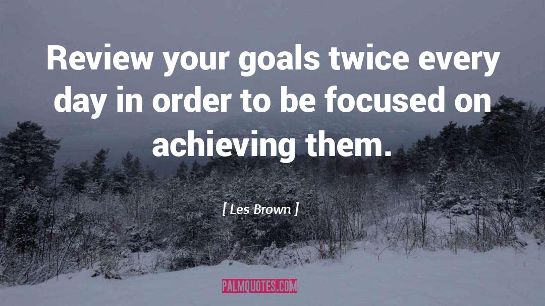 Achieving Your Goals quotes by Les Brown