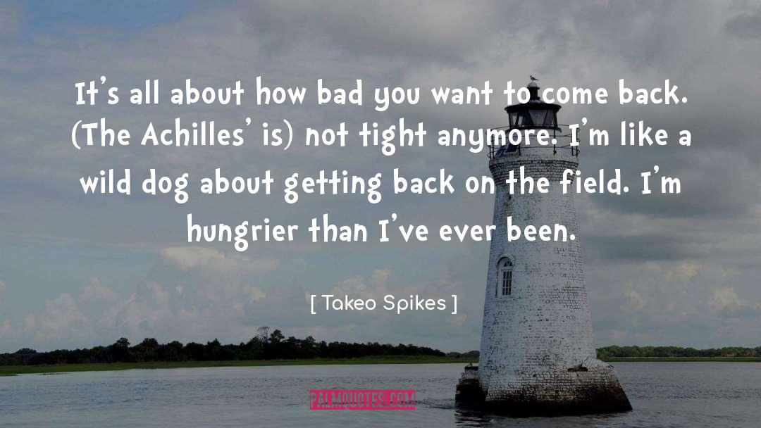 Achilles Heel quotes by Takeo Spikes