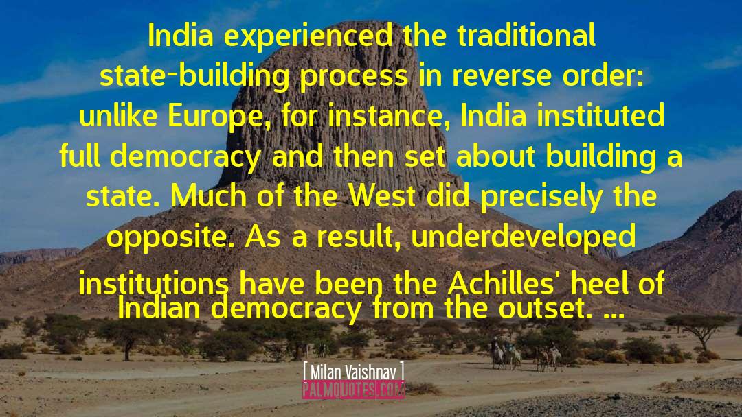 Achilles Heel quotes by Milan Vaishnav