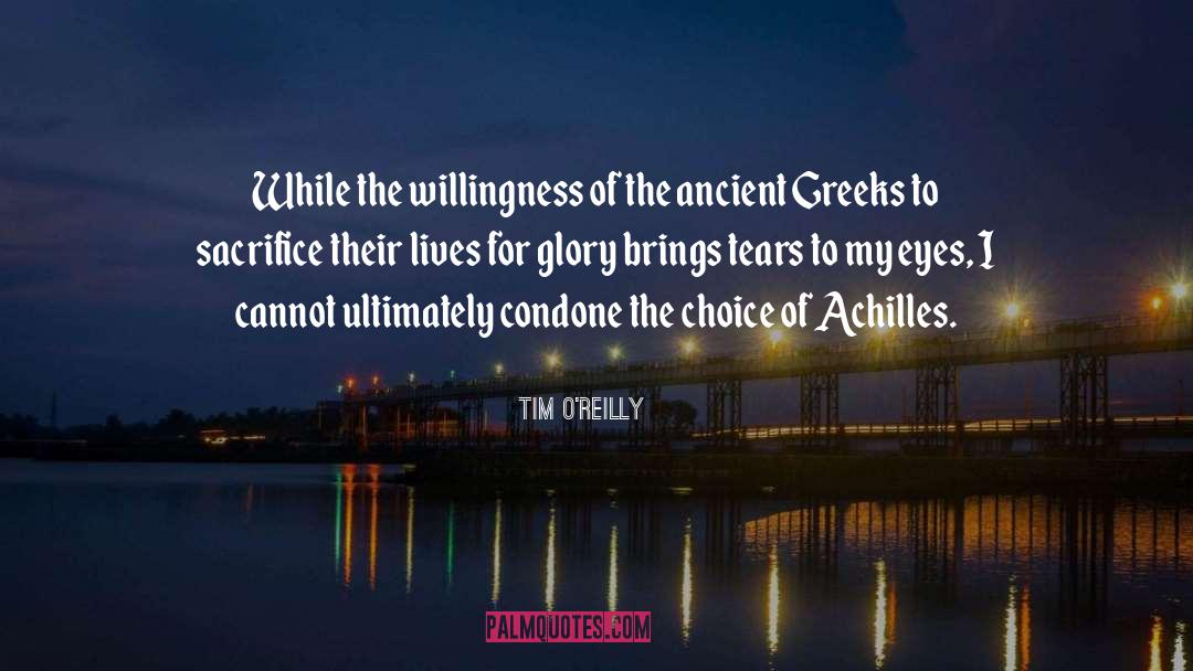 Achilles quotes by Tim O'Reilly