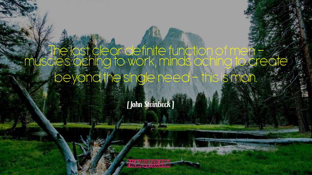 Aching quotes by John Steinbeck