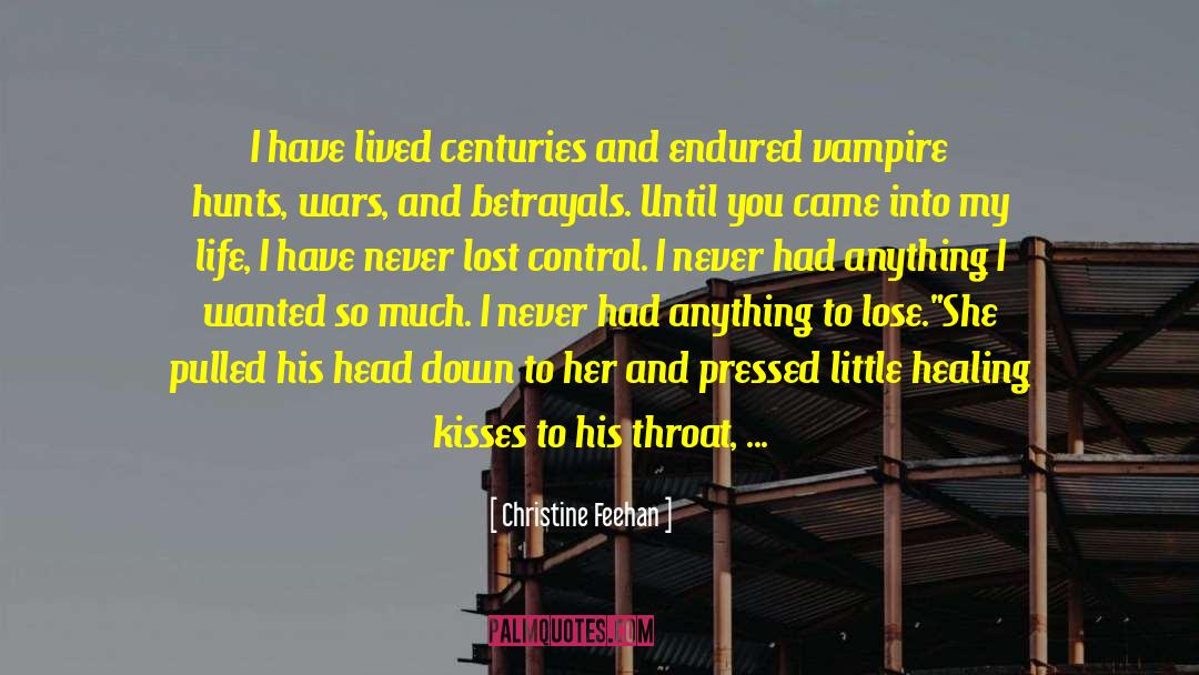 Achingly Sweet Kisses quotes by Christine Feehan