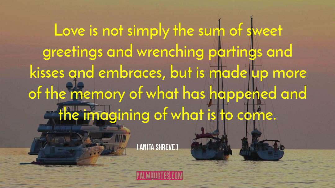 Achingly Sweet Kisses quotes by Anita Shreve