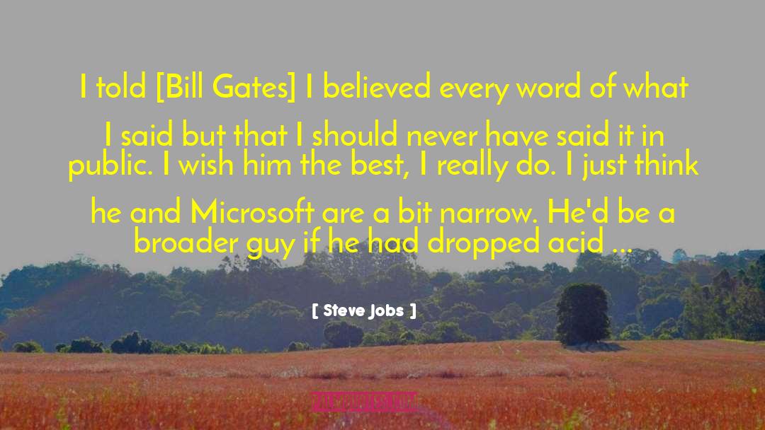 Acid quotes by Steve Jobs