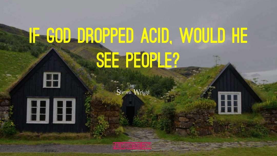 Acid quotes by Steven Wright