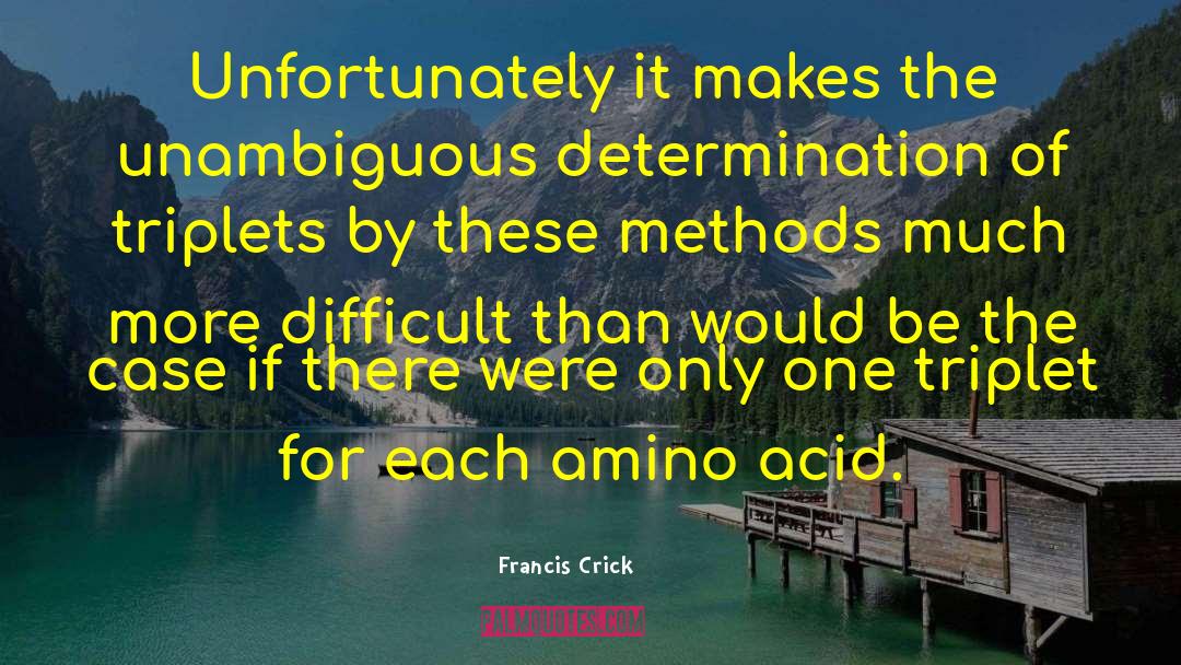 Acids quotes by Francis Crick