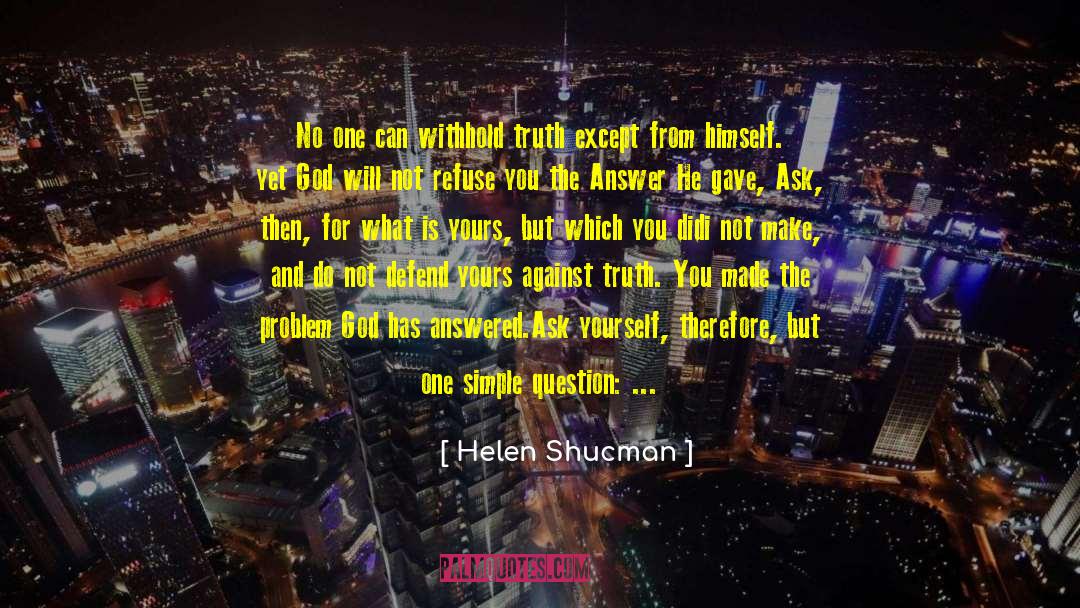 Acim quotes by Helen Shucman