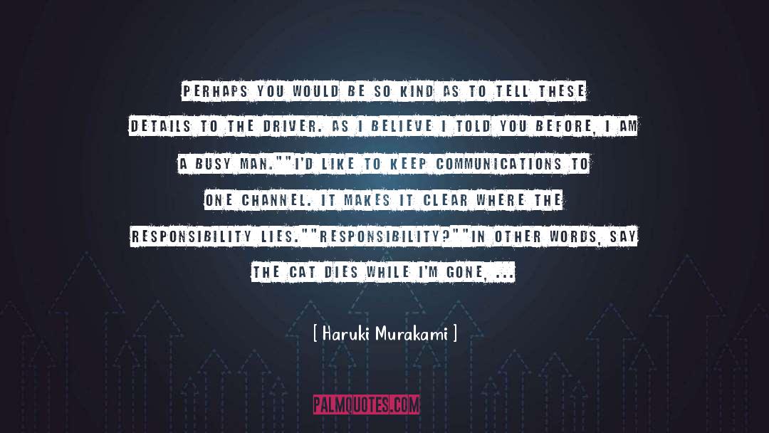 Ackerley Communications quotes by Haruki Murakami