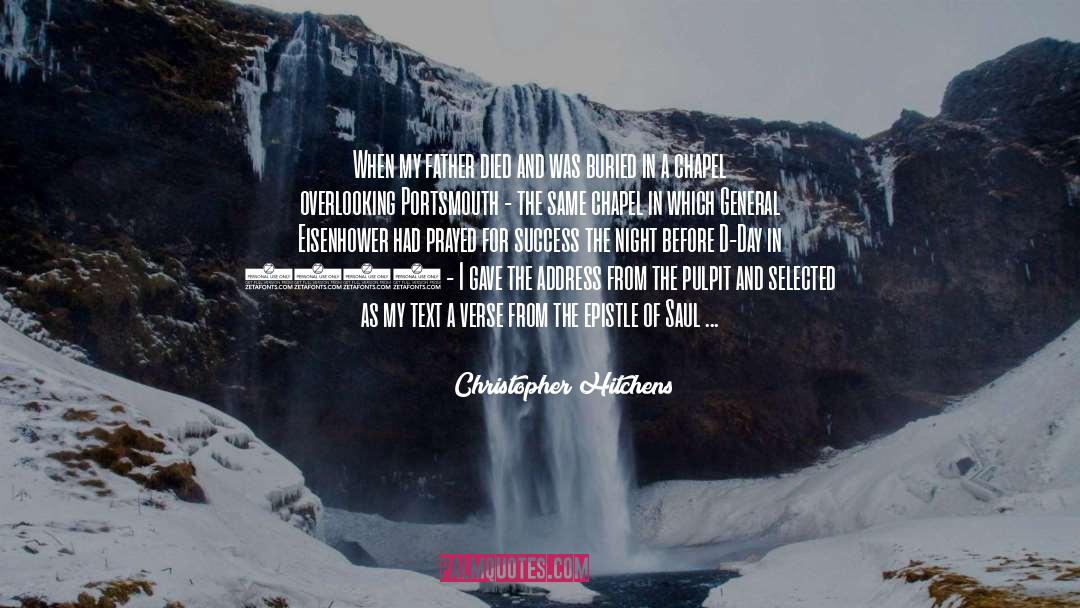 Acknowledge Before The Father quotes by Christopher Hitchens