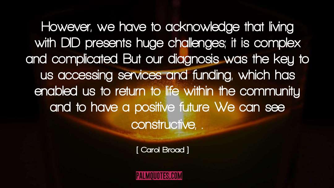 Acknowledge You quotes by Carol Broad