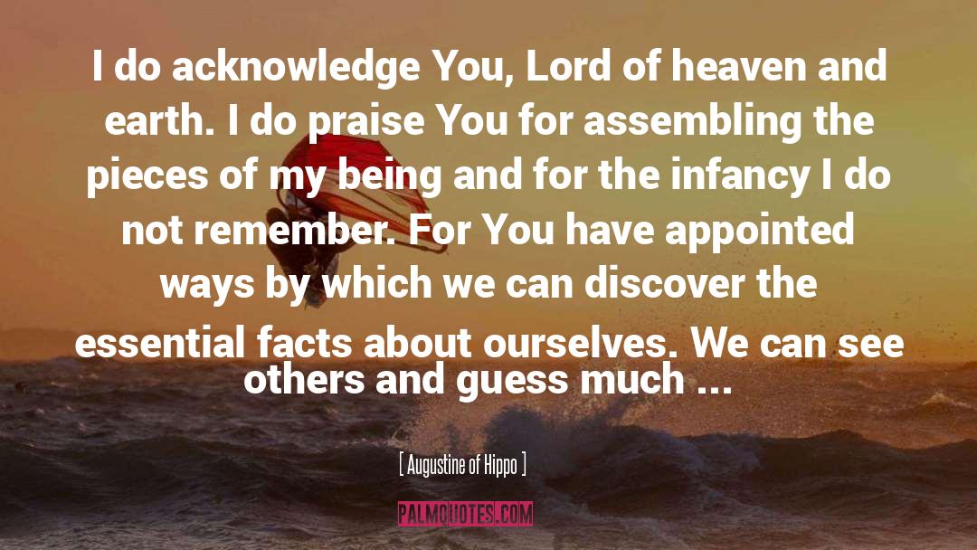 Acknowledge You quotes by Augustine Of Hippo