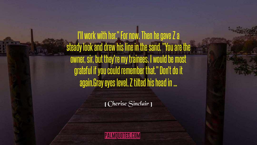Acknowledgement quotes by Cherise Sinclair