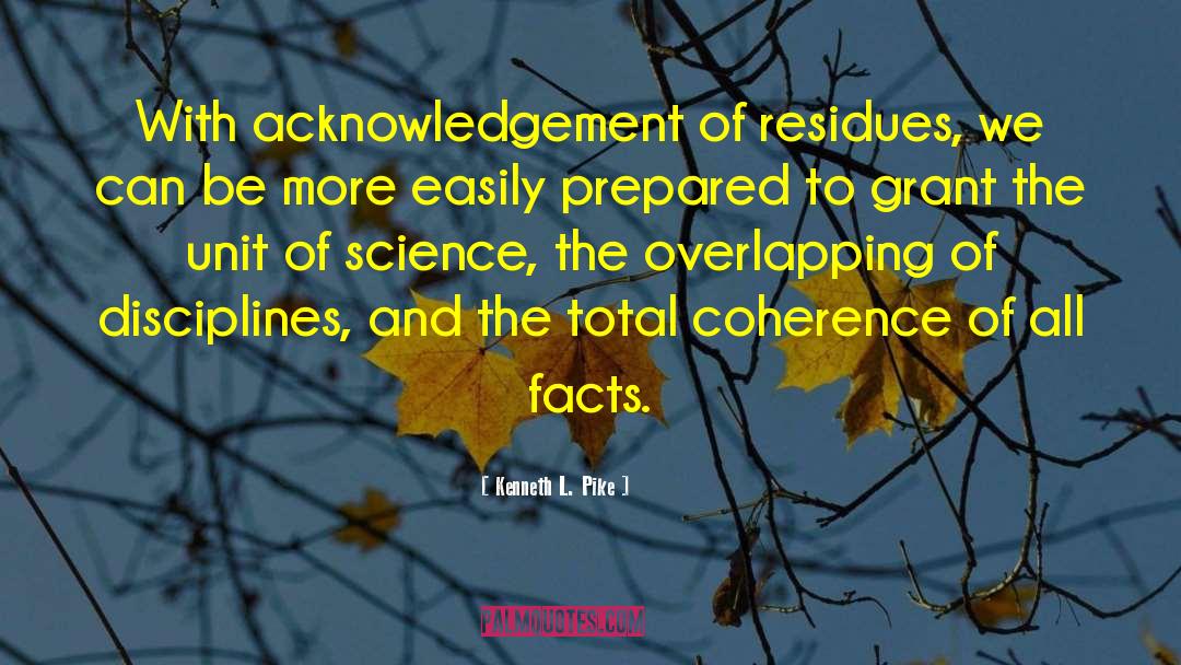 Acknowledgement quotes by Kenneth L. Pike