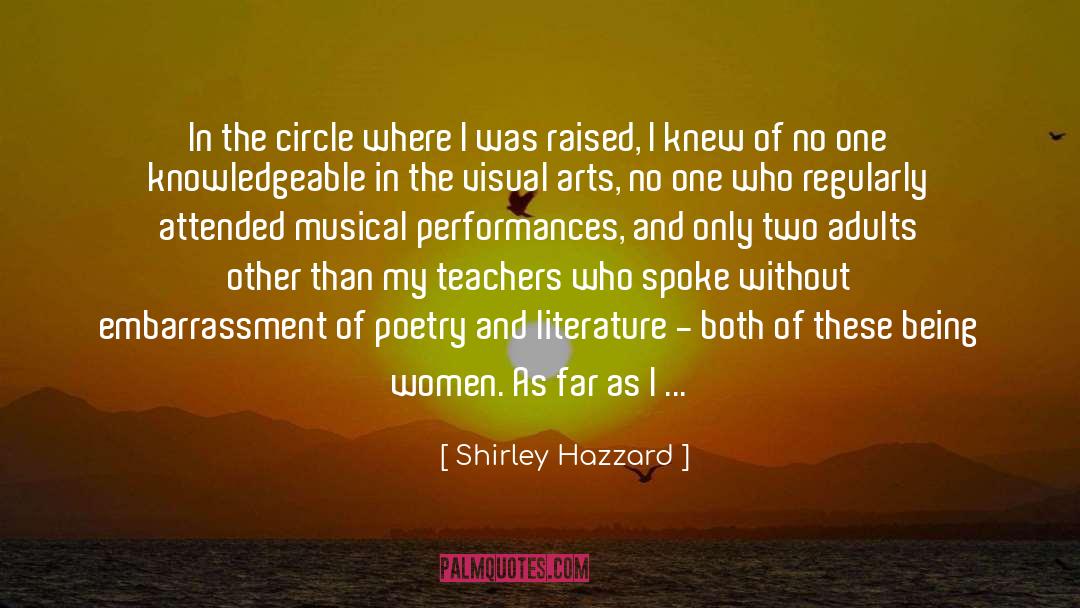 Acknowledgement quotes by Shirley Hazzard