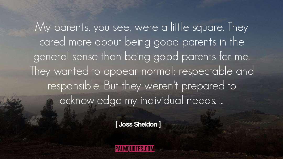 Acknowledgement quotes by Joss Sheldon