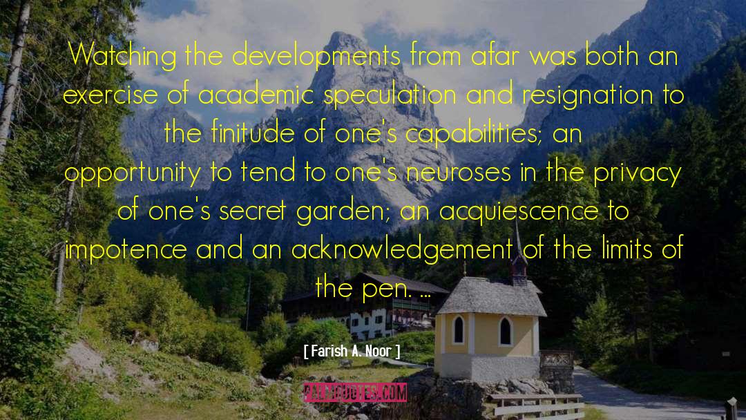 Acknowledgement quotes by Farish A. Noor