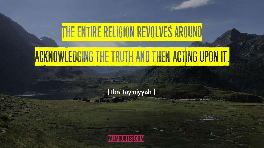 Acknowledging quotes by Ibn Taymiyyah