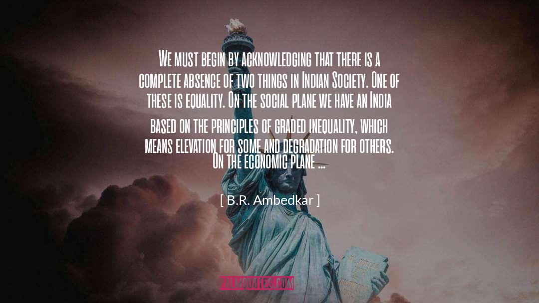 Acknowledging quotes by B.R. Ambedkar