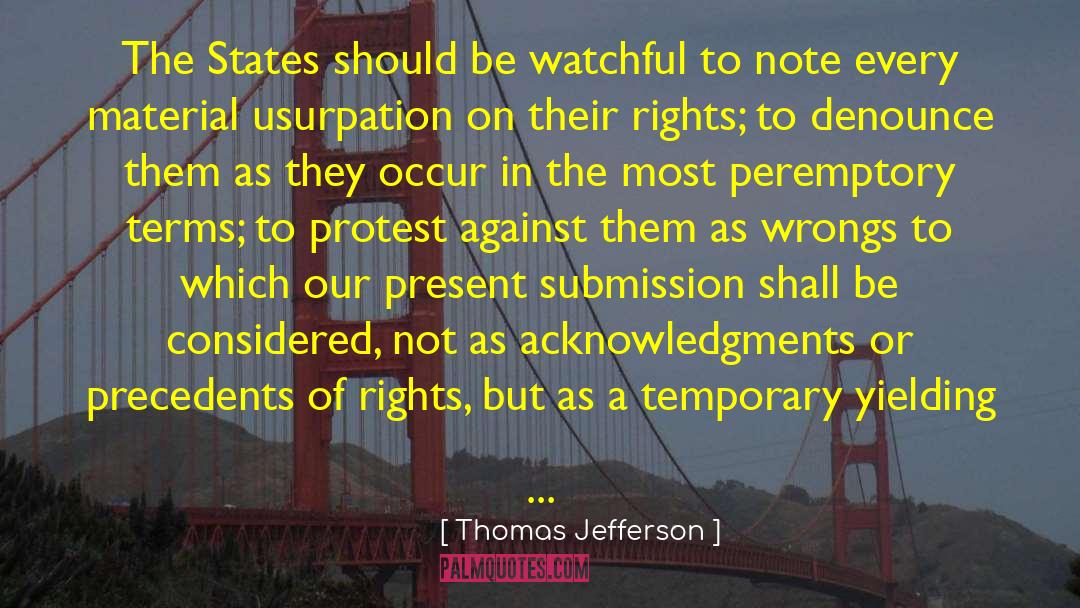 Acknowledgments quotes by Thomas Jefferson