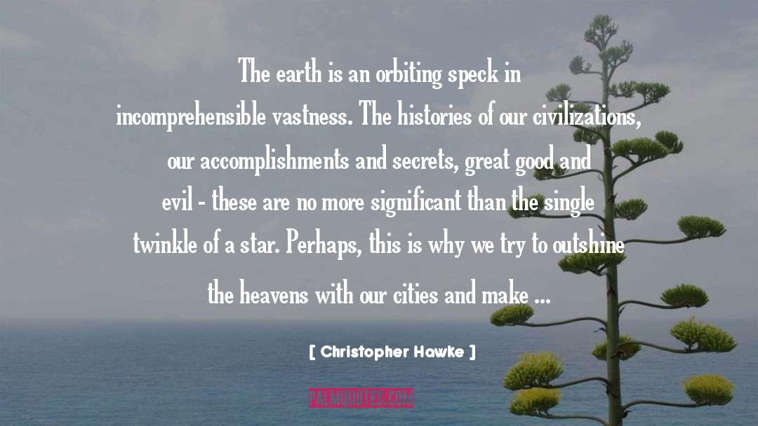 Acomplishment quotes by Christopher Hawke