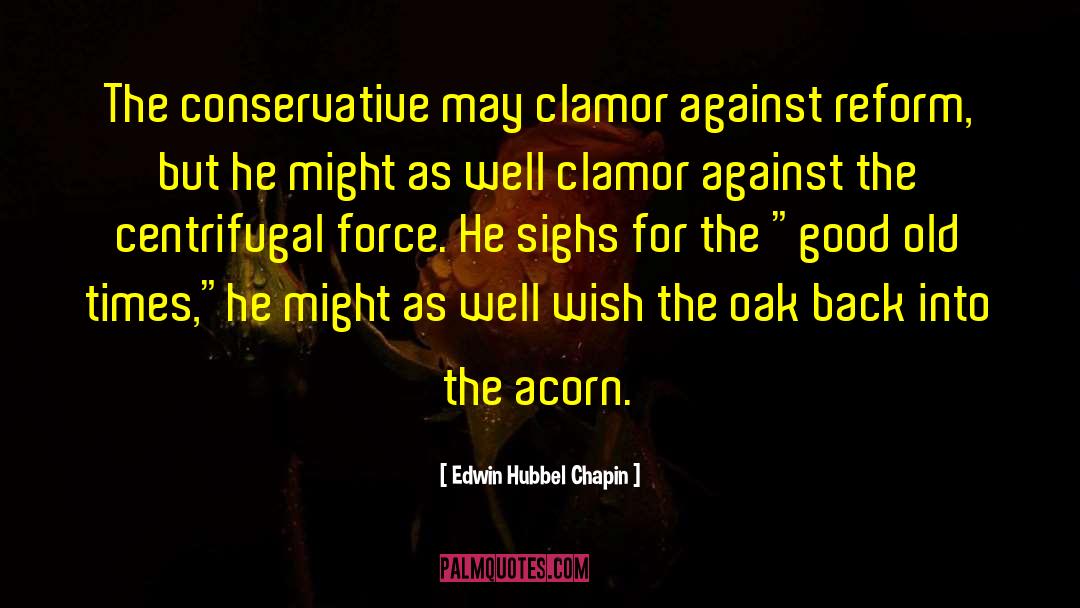 Acorn quotes by Edwin Hubbel Chapin