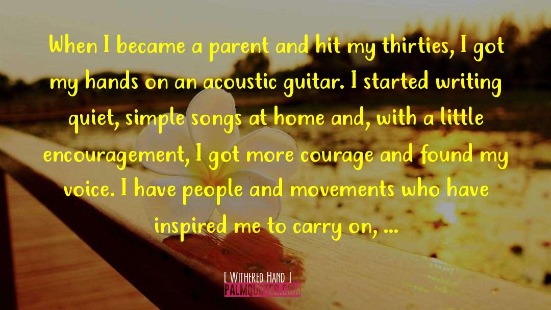 Acoustic Guitar quotes by Withered Hand