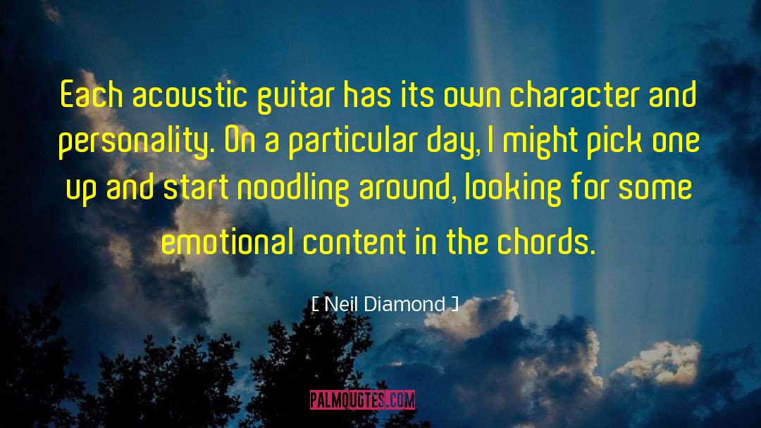 Acoustic Guitar quotes by Neil Diamond